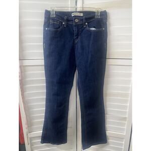 Levi's Women's 515 Bootcut Jeans Casual Dark Blue Wash Size 4 Regular